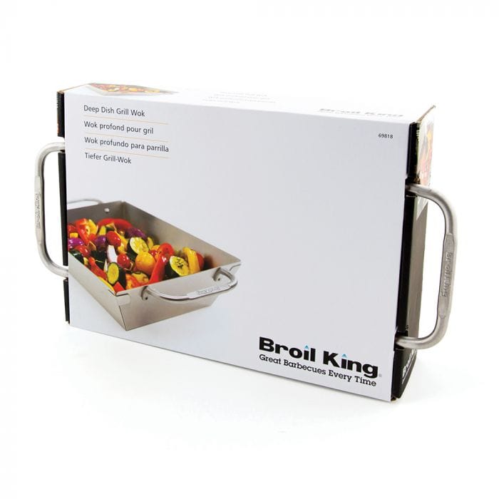 Broil King Broil King Wok Topper Premium Stainless Steel 69818 69818 Accessory Grill Basket & Topper 060162698187