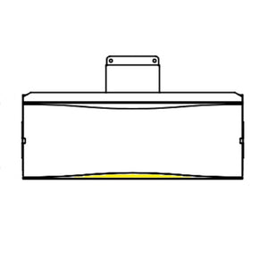 Bromic Heating Replacement Part - Platinum Gas - 500 Series Glass Radiant Heater Bottom - BH8080005