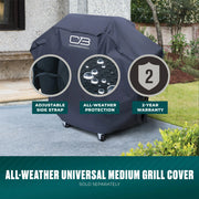 Charbroil Charbroil Pro Series 2-Burner Gas Grill and Griddle Propane / Black 463676724 Freestanding Gas Grill 047362367679