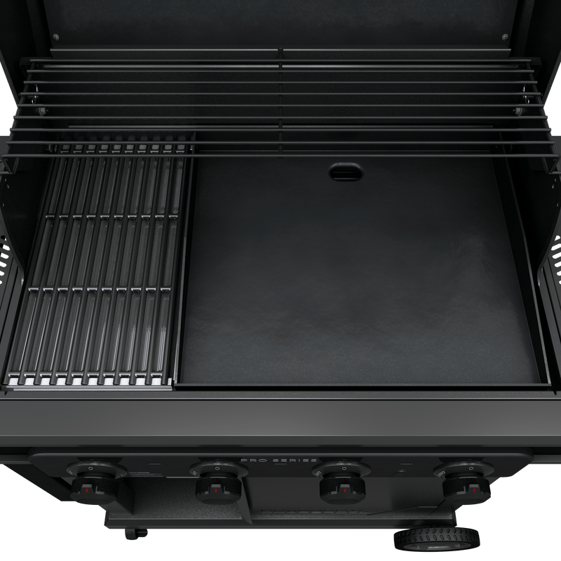 Charbroil Charbroil Pro Series 4-Burner Gas Grill with Side Burner Propane / Black 463281024 Freestanding Gas Grill
