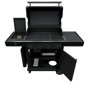 Charbroil Charbroil Pro Series 4-Burner Gas Grill with Side Burner Propane / Black 463281024 Freestanding Gas Grill