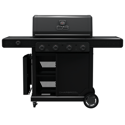 Charbroil Charbroil Pro Series 4-Burner Gas Grill with Side Burner Propane / Black 463281024 Freestanding Gas Grill