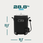 Charbroil Charbroil The Big Easy Outdoor Air Fryer Propane / Black 24102185 Freestanding Fryer