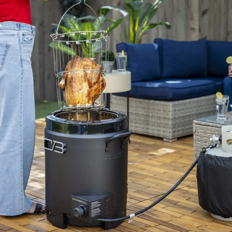 Charbroil Charbroil The Big Easy Outdoor Air Fryer Propane / Black 24102185 Freestanding Fryer