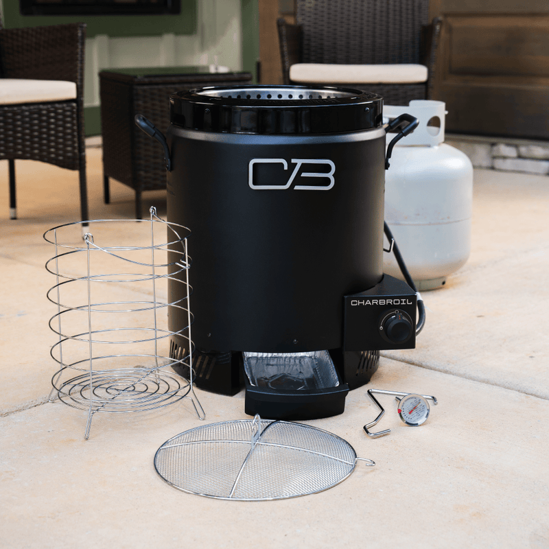 Charbroil Charbroil The Big Easy Outdoor Air Fryer Propane / Black 24102185 Freestanding Fryer