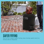Charbroil Charbroil The Big Easy Outdoor Air Fryer Propane / Black 24102185 Freestanding Fryer