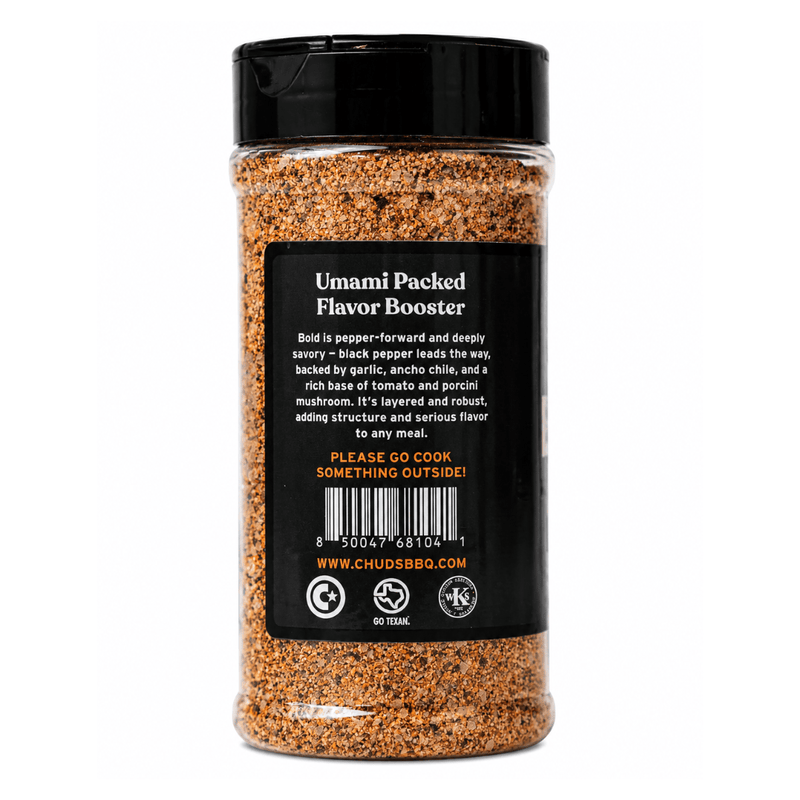 Chuds BBQ Chuds BBQ Bold Seasoning (9oz) CHUDBOLD Sauce & Rub 850047681041
