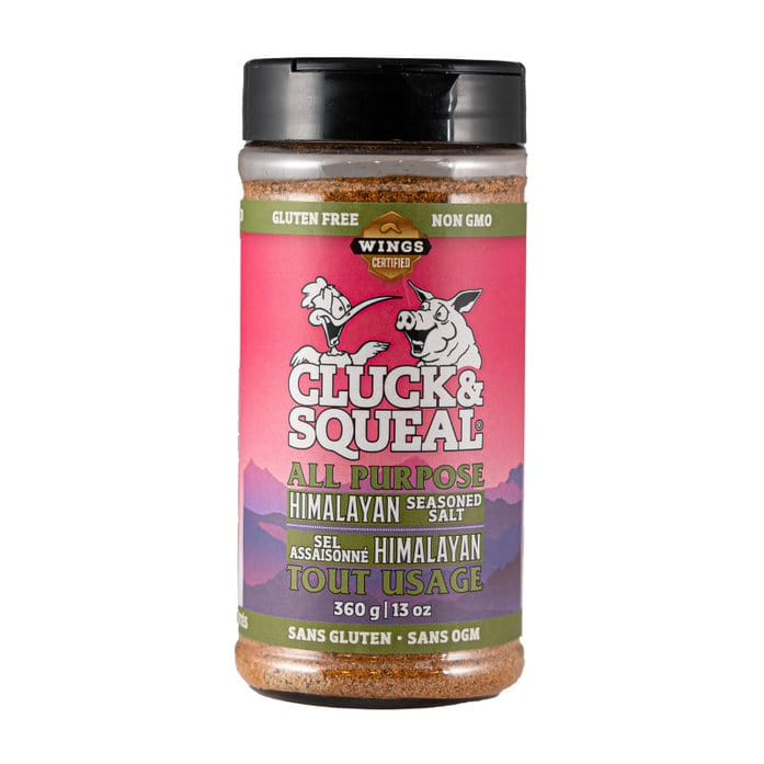 Cluck & Squeal Cluck & Squeal All Purpose Himalayan Seasoned Salt 12 oz CS020 Sauce & Rub