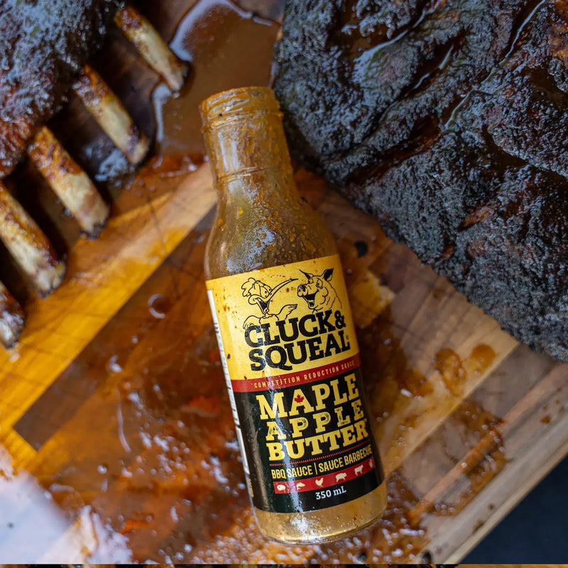 Cluck & Squeal Cluck & Squeal Maple Apple Butter BBQ Sauce (350ml) CS101 Sauce & Rub