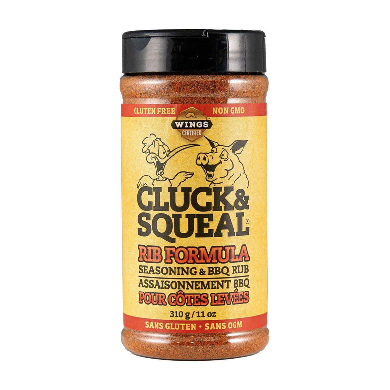 Cluck & Squeal Cluck & Squeal Original Rib Formula Seasoning & BBQ Rub (11oz) CS017 Sauce & Rub