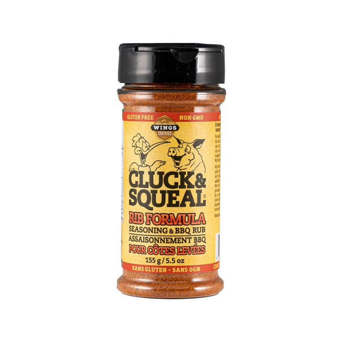 Cluck & Squeal Cluck & Squeal Original Rib Formula Seasoning & BBQ Rub (5.5oz) CS002 Sauce & Rub