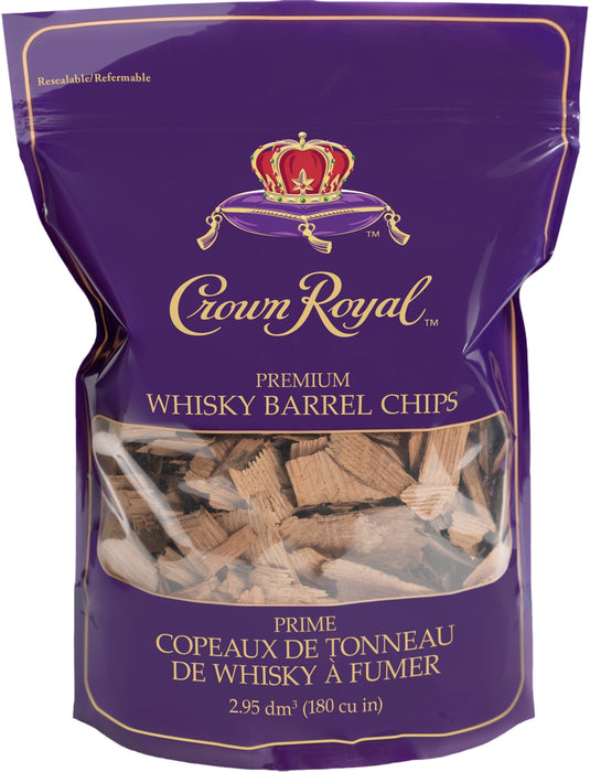 Crown Royal Crown Royal Premium Whisky Barrel Chips GBG-CRCHIP Accessory Smoker Wood Chip & Chunk 628176523118