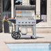 Crown Verity Crown Verity 36" Mobile Grill Pro + RollDome + 2 Shelves Package CV-MCB-36PRO Propane / Stainless Steel CV-MCB-36PRO Freestanding Gas Grill 39976507277374