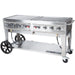 Crown Verity Crown Verity 60" Rental Grill with Dual Crash Bars Hanldes On Each End Lp CV-RCB-60 Propane / Stainless Steel CV-RCB-60 Freestanding Gas Grill CV-RCB-60