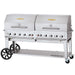 Crown Verity Crown Verity 72" Mobile Grill (50 Or 100 Lb Tanks Only) Dome Package w/ Single Gas Connection CV-MCB-72-SI50/100-RDP Propane / Stainless Steel CV-MCB-72-SI50/100-RDP Freestanding Gas Grill CV-MCB-72-SI50/100-RDP