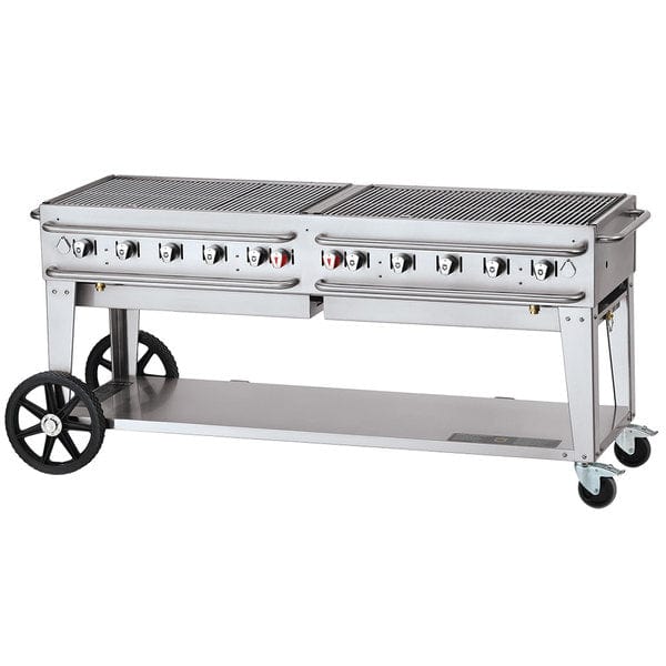 Crown Verity Crown Verity 72" Pro Series Outdoor Rental Grill w/ Single Gas Connection & 50-100 lb. Tank Capacity CV-RCB-72-SI50/100 CV-RCB-72-SI50/100 Propane / Stainless Steel CV-RCB-72-SI50/100 Freestanding Gas Grill