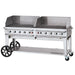 Crown Verity Crown Verity 72" Pro Series Outdoor Rental Grill with Single Gas Connection, 50-100 lb. Tank Capacity, & Wind Guard Package CV-RCB-72WGP-SI50/100 Propane / Stainless Steel CV-RCB-72WGP-SI50/100 Freestanding Gas Grill CV-RCB-72WGP-SI50/100