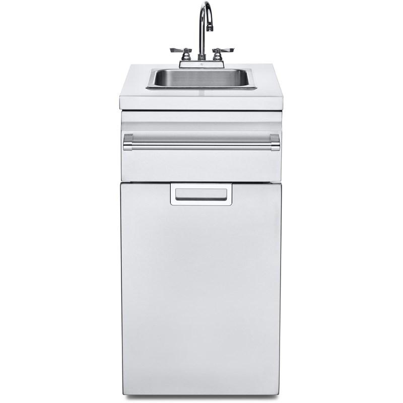 Crown Verity Crown Verity INFINITE SERIES CABINET MODULE WITH SINK, COMES WITH WATER HEATER - Stainless Steel ICM-SK-WH Outdoor Kitchen Bar & Sink