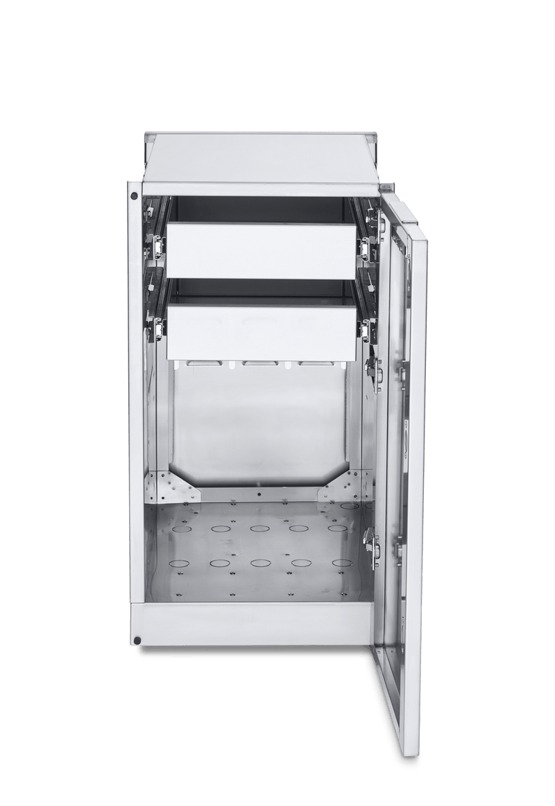 Crown Verity Crown Verity INFINITE SERIES CABINET MODULE WITH TWO DRAWERS - Stainless Steel ICM-2D Outdoor Kitchen Drawers