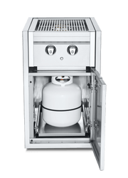 Crown Verity Crown Verity INFINITE SERIES SMALL BUILT IN CABINET, WITH DUAL SIDE BURNER AND PROPANE TANK HOLDER, LP IBISC-SBLP-PH Outdoor Kitchen Cabinets