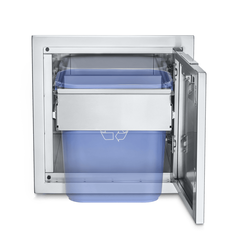 Crown Verity Crown Verity INFINITE SERIES SMALL BUILT IN CABINET WITH GARBAGE HOLDER WITH BINS IBISC-GH Outdoor Kitchen Cabinets