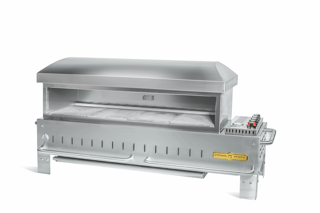 Crown Verity Crown Verity Pizza Oven Tabletop Series 48" Stainless Steel CV-PZ48 Countertop Pizza Oven