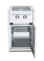 Crown Verity Premium Built-in - Infinite Series Dual Side Burner w/ Cabinet IBISC-SBNG-1D