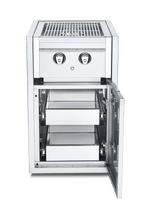 Crown Verity Premium Built-in - Infinite Series Dual Side Burner w/ Two Single Drawers IBISC-SBNG-2D