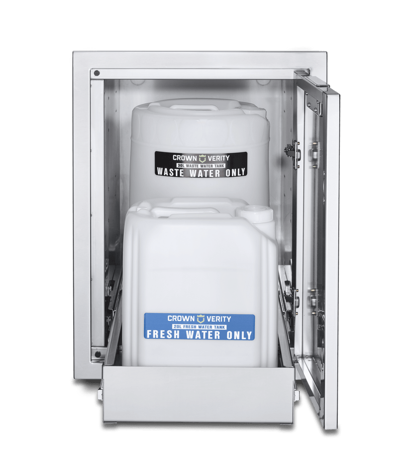Crown Verity Crown Verity Premium Built-in - Infinite Series Large Cabinet w/ Water Storage IBILC-SK-WBS IBILC-SK-WBS Outdoor Kitchen Door, Drawer & Cabinet IBILC-SK-WBS