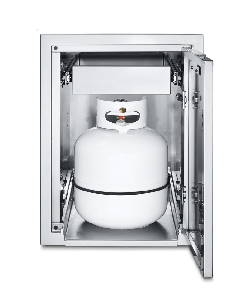 Crown Verity Crown Verity Premium Built-in - Infinite Series Single Drawer Cabinet w/ Propane Tank Holder IBILC-PH-1D IBILC-PH-1D Outdoor Kitchen Door, Drawer & Cabinet IBILC-PH-1D