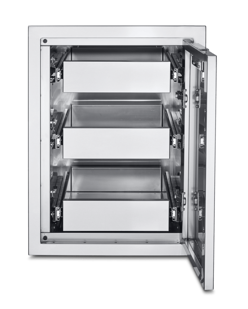 Crown Verity Crown Verity Premium Built-in - Infinite Series Three Drawer Cabinet IBILC-3D IBILC-3D Outdoor Kitchen Door, Drawer & Cabinet IBILC-3D