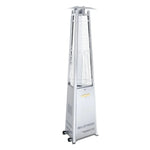 Crown Verity Premium Heater - Pyramid Style Quartz Patio Heater CV-2670-SS