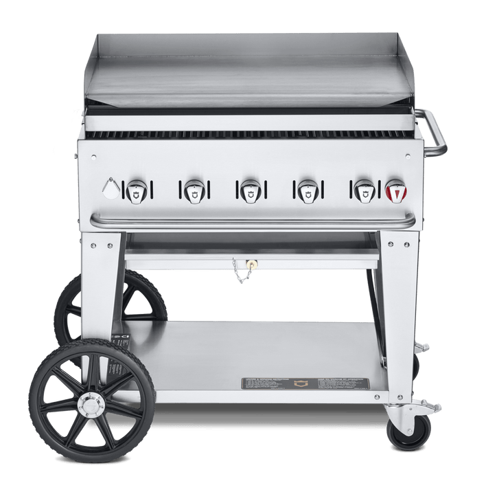 Crown Verity Crown Verity Premium Mobile Griddle Professional Series 36" CV-MG-36 Propane / Stainless Steel CV-MG-36 Freestanding Gas Griddle CV-MG-36