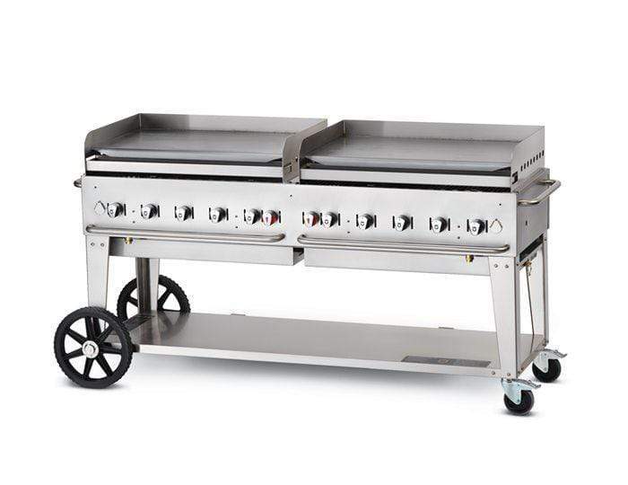 Crown Verity Crown Verity Premium Mobile Griddle Professional Series 72" CV-MG-72 Freestanding Gas Griddle