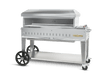 Crown Verity Crown Verity Premium Mobile Grill Club Series 48" CV-PZ48-CB Gas / Stainless Steel CV-PZ48-CB Freestanding Pizza Oven CV-PZ48-CB