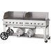 Crown Verity Crown Verity Premium Mobile Grill Club Series 72" with Windguards Propane / Stainless Steel CV-CCB-72WGP Freestanding Gas Grill CV-CCB-72WGP