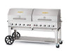 Crown Verity Crown Verity Premium Mobile Grill Professional Series Charbroiler with Roll Dome CV-MCB-72RDP Freestanding Gas Grill