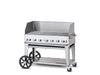 Crown Verity Crown Verity Premium Mobile Grill Professional Series Charbroiler with Wind Guard Freestanding Gas Grill