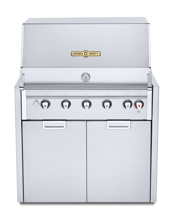 Crown Verity Crown Verity Premium Modular Grill Infinite Series 36" with Tank Holder Propane / With Light / Stainless Steel IGM36LP-LT Freestanding Gas Grill IGM36LP-LT