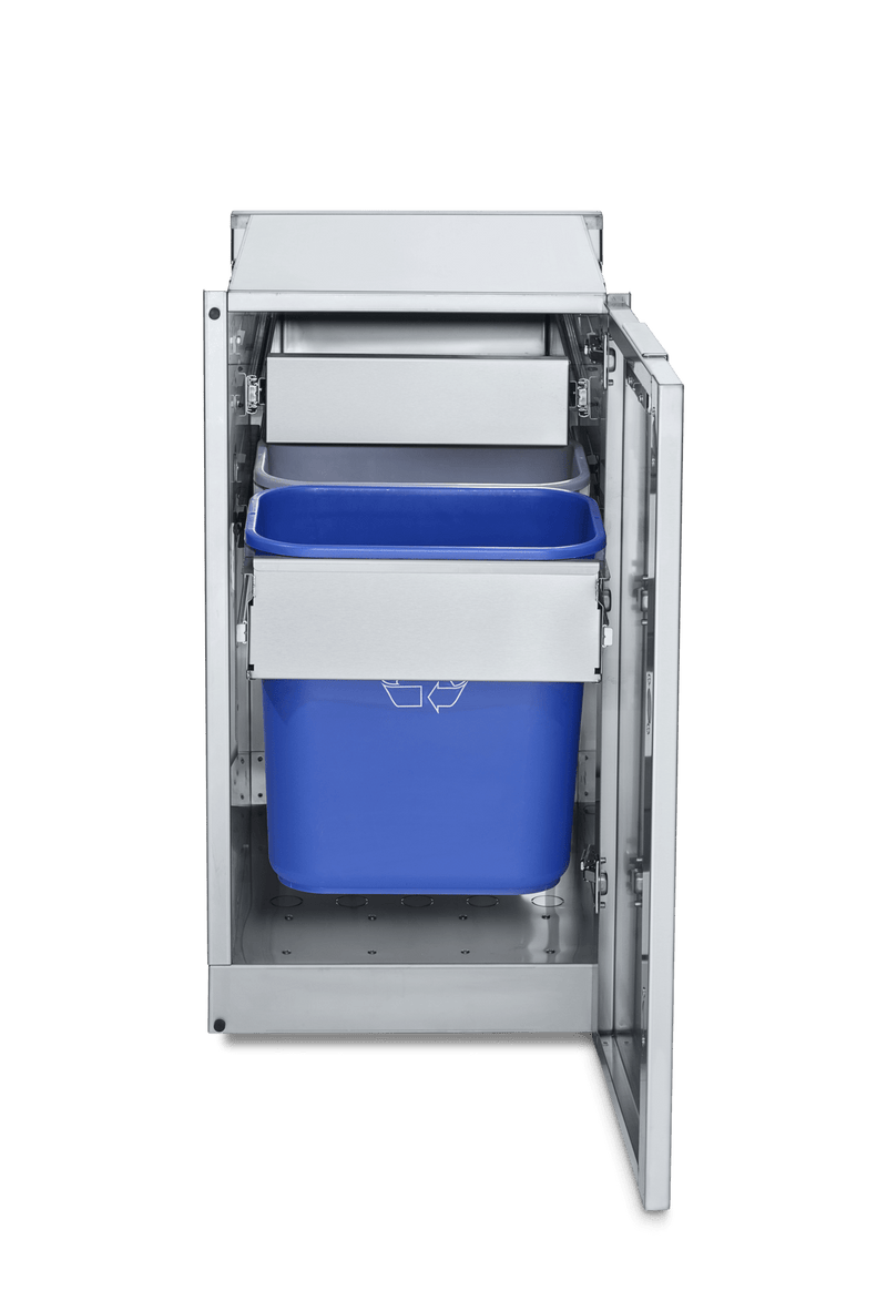 Crown Verity Crown Verity Premium Module - Infinite Series Cabinet with Garbage & Drawer ICM-GH-1D ICM-GH-1D Outdoor Kitchen Door, Drawer & Cabinet ICM-GH-1D