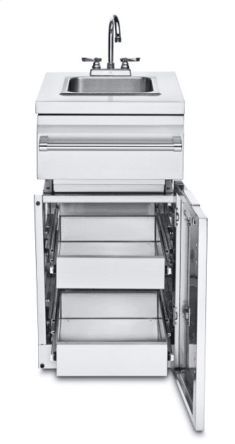 Crown Verity Crown Verity Premium Module - Infinite Series Cabinet with Sink & 2 Drawers ICM-SK-2D ICM-SK-2D Outdoor Kitchen Bar & Sink ICM-SK-2D