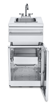Crown Verity Crown Verity Premium Module - Infinite Series Cabinet with Sink & Garbage Holder ICM-SK-GH ICM-SK-GH Outdoor Kitchen Bar & Sink ICM-SK-GH