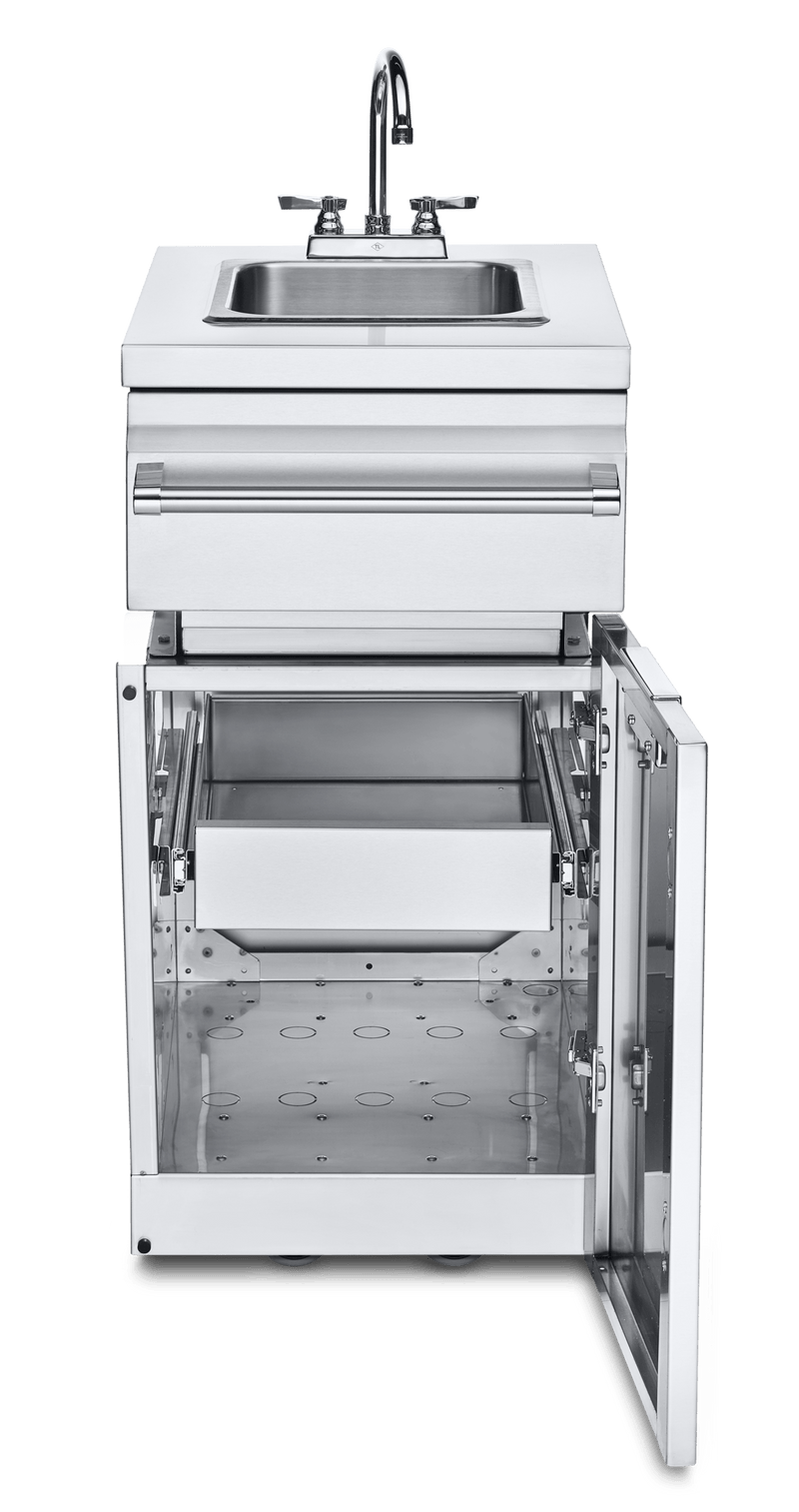 Crown Verity Crown Verity Premium Module - Infinite Series Cabinet with Sink & Garbage Holder ICM-SK-GH ICM-SK-GH Outdoor Kitchen Bar & Sink ICM-SK-GH