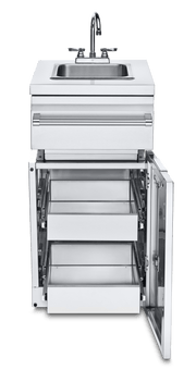 Crown Verity Crown Verity Premium Module - Infinite Series Cabinet with Sink & Garbage Holder ICM-SK-GH ICM-SK-GH Outdoor Kitchen Bar & Sink ICM-SK-GH