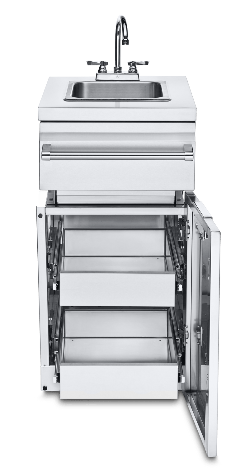 Crown Verity Crown Verity Premium Module - Infinite Series Cabinet with Sink & Garbage Holder ICM-SK-GH ICM-SK-GH Outdoor Kitchen Bar & Sink ICM-SK-GH