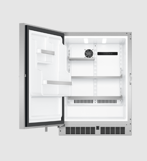 DCS DCS 24" Premium Built-in - Outdoor Refrigerator Left Side Hinge 71514 Outdoor Kitchen Refrigeration 780405715142