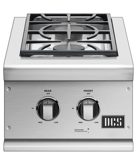 DCS DCS Premium Built-in - Double Side Burner 14" Propane 71477 Outdoor Kitchen Side Burner 780405714770