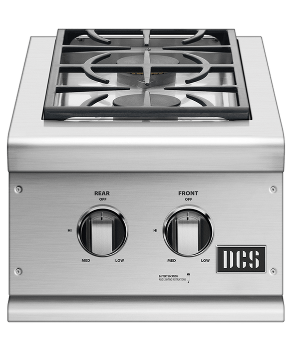 DCS DCS Premium Built-in - Double Side Burner 14" Propane 71477 Outdoor Kitchen Side Burner 780405714770