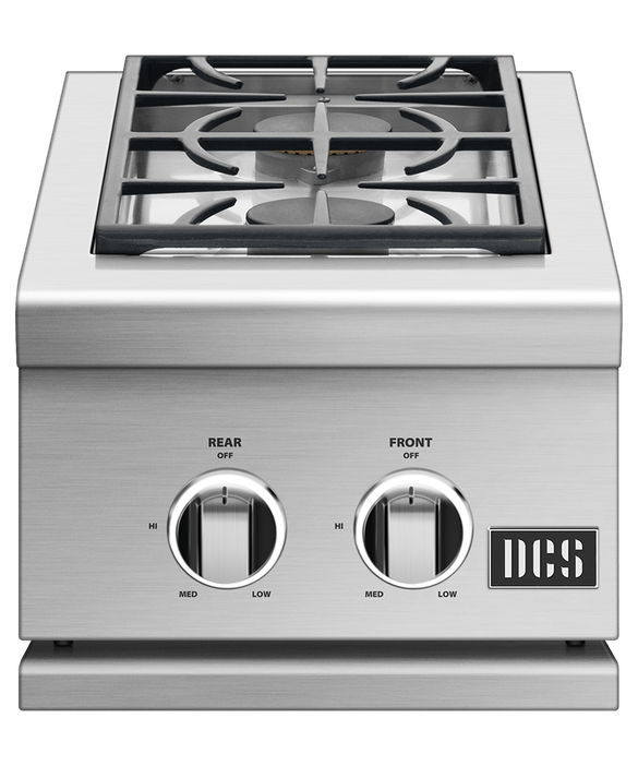 DCS DCS Premium Built-in - Series 9 Double Side Burner 14" Propane / Stainless Steel 71472 Outdoor Kitchen Side Burner 780405714725