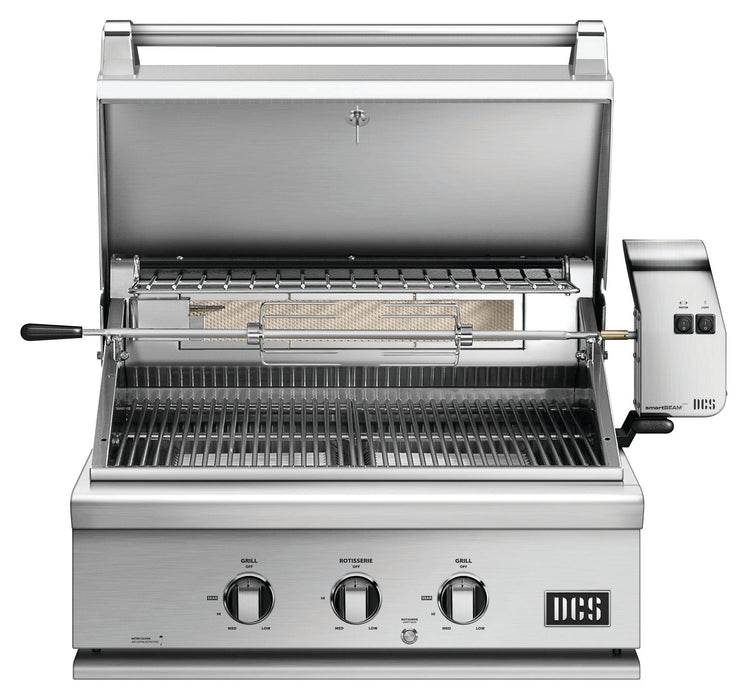 DCS DCS Series 7 30" Built-in BBQ with Rotisserie Kit Option Propane / Yes / Stainless Steel 71451 Built-in Gas Grill 780405714510